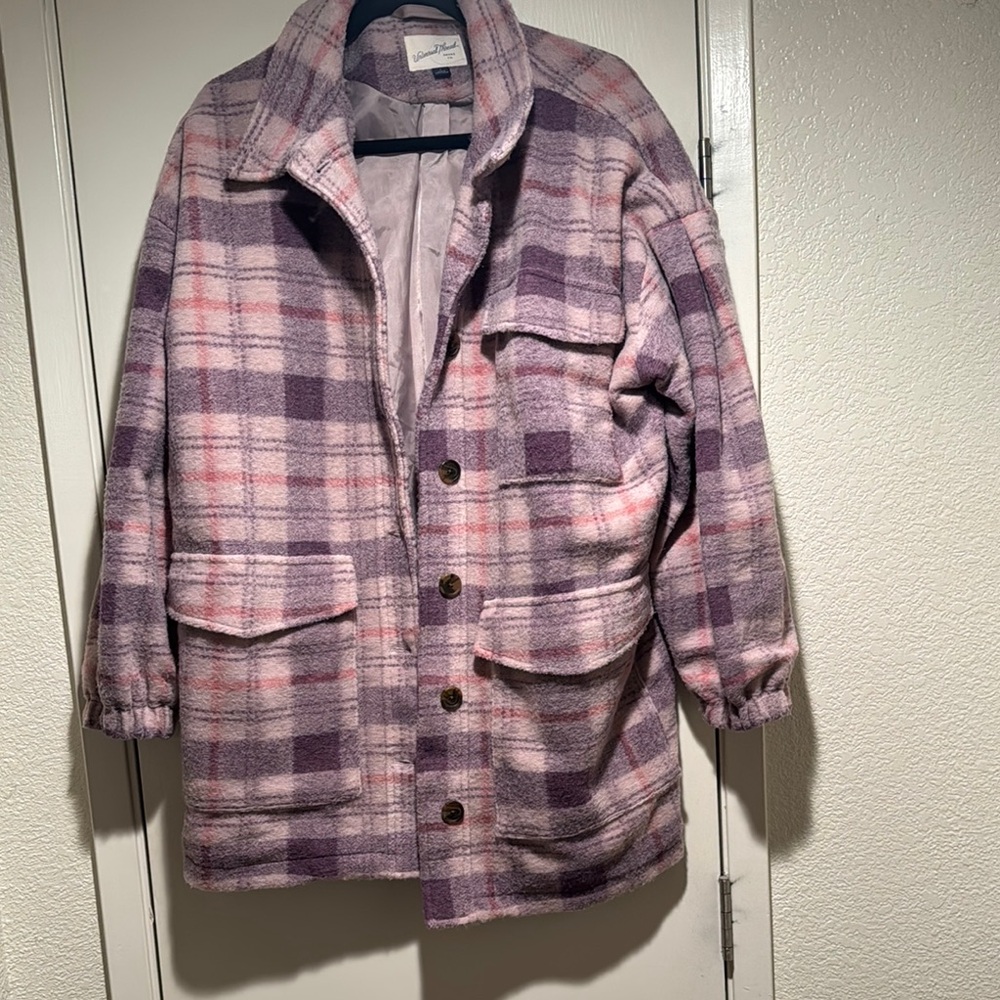 Universal thread Plaid Purple Women's Jacket